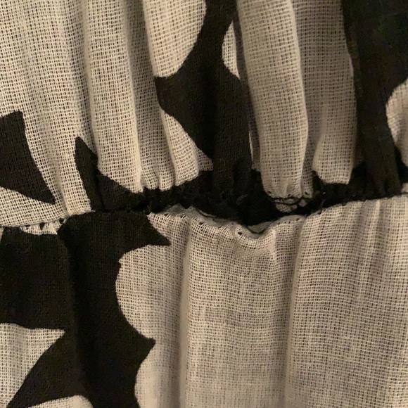 NWT Banjanan Dora Dress in Shadow Bloom Black and White - Picture 6 of 7